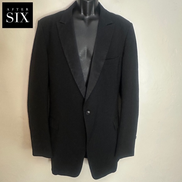 After Six Other - After Six Peak Lapel Tuxedo Jacket 46XL Gently worn Wool blend no fabric tag